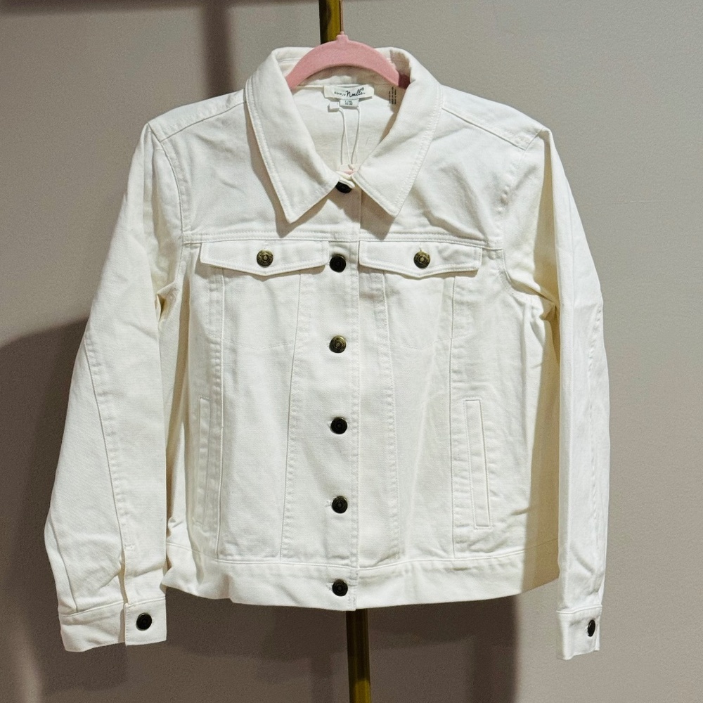 NWT Simply Noelle Denim Jacket‎ | Size L/XL (10–12) - Ivory